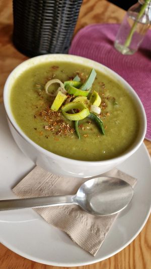 Lauchsuppe at Peacefood Unverpackt in Chemnitz