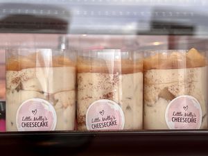 Apple cheesecake   at Little Molly's Cheesecake in Aberdeen