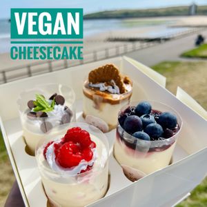 Flavours: Mint Chocolate Chip, Blueberry Lemon, Raspberry Ripple, Biscoff  at Little Molly's Cheesecake in Aberdeen