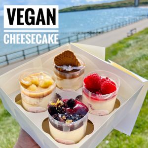 Flavours: Apple pie Cheesecake, Blueberry Lemon, Raspberry Ripple, Biscoff  at Little Molly's Cheesecake in Aberdeen