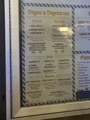 Menu  at Schulz Bräu Brewing Company in Knoxville