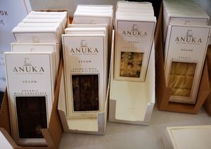 Chocolate bars at Anuka Artisan Chocolate in Perth