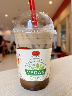 Coffee vegan (75 THB)  at Cha Tra Mue - Maya in Chiang Mai