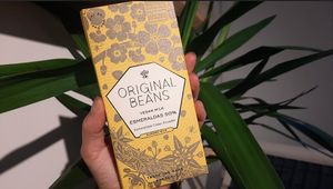 Vegan M!lk with almonds at Cacao & Spice Chocolate Shop in Amsterdam