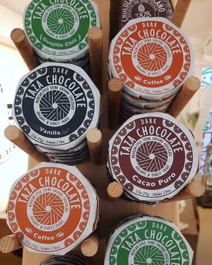 Mexan style chocolate (all vegan) at Cacao & Spice Chocolate Shop in Amsterdam