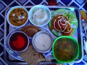 another day's Menu choice #1 at Govinda's in Morelia