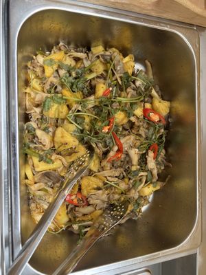 Mushrom pine apple  at Nhiên's Kitchen in Ho Chi Minh City