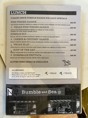   at Bumble and Bee in Exmouth