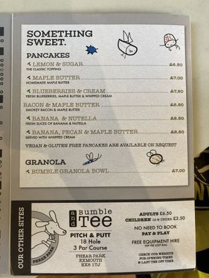   at Bumble and Bee in Exmouth