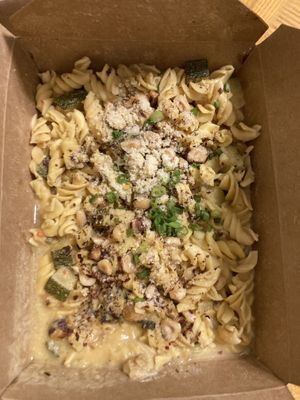 Cheezy pasta at Zest Kitchen & Bar in Salt Lake City