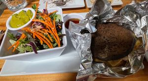 Pancake sandwich   at Zest Kitchen & Bar in Salt Lake City