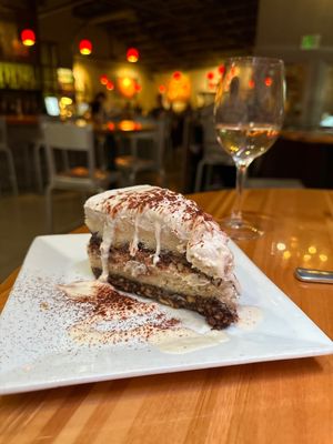 Tiramisu cheesecake!  at Zest Kitchen & Bar in Salt Lake City
