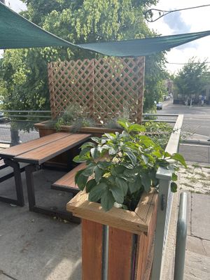 Patio out front  at Zest Kitchen & Bar in Salt Lake City