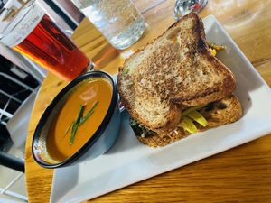 Tomato Soup and Grilled Cheeze  at Zest Kitchen & Bar in Salt Lake City