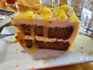 Carrot Cake - Nut free!  at Zest Kitchen & Bar in Salt Lake City