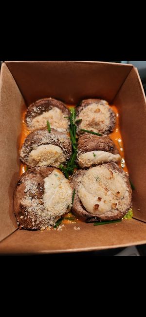 Stuffed mushrooms at Zest Kitchen & Bar in Salt Lake City