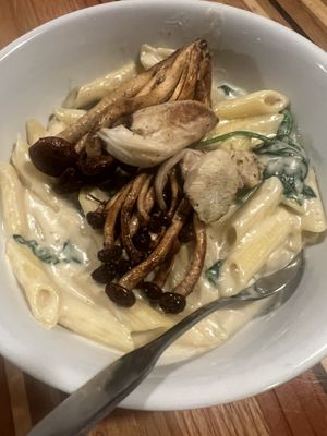 Local Mushroom Alfredo  at Zest Kitchen & Bar in Salt Lake City