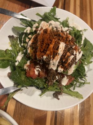 Stuffed avocado salad  at Zest Kitchen & Bar in Salt Lake City