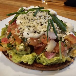 Avo Toast is small but very good at Zest Kitchen & Bar in Salt Lake City