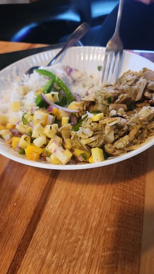 Jerk plate at Zest Kitchen & Bar in Salt Lake City