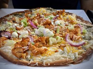 Buffalo Ranch Pizza  at Zest Kitchen & Bar in Salt Lake City