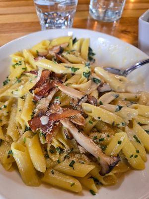 Alfredo order it with the veggies on the burrito bowl much better. at Zest Kitchen & Bar in Salt Lake City