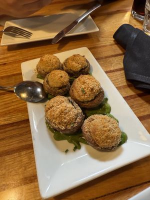 stuffed mushrooms  at Zest Kitchen & Bar in Salt Lake City