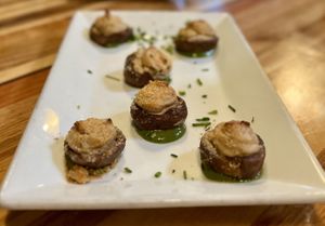 Stuffed mushrooms   at Zest Kitchen & Bar in Salt Lake City