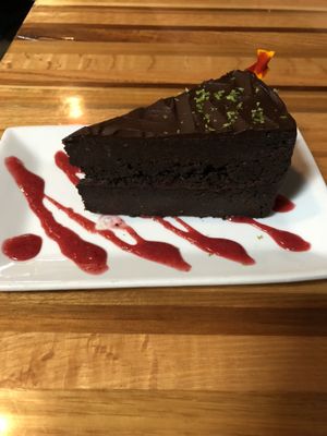 Beet torte cake.  at Zest Kitchen & Bar in Salt Lake City