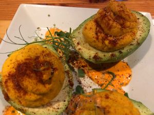 Deviled avocados ?  at Zest Kitchen & Bar in Salt Lake City