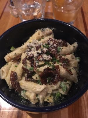 Pasta carbonara  at Zest Kitchen & Bar in Salt Lake City