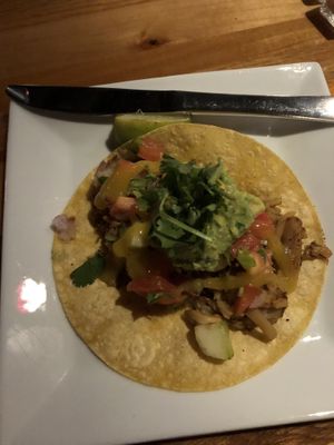 Delicious Cuban taco  at Zest Kitchen & Bar in Salt Lake City