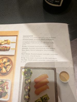 Greenkeeper vegan option at Sticks 'n' Sushi in Copenhagen