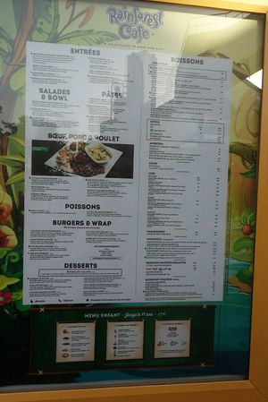  at Disneyland - Rainforest Cafe    in Chessy