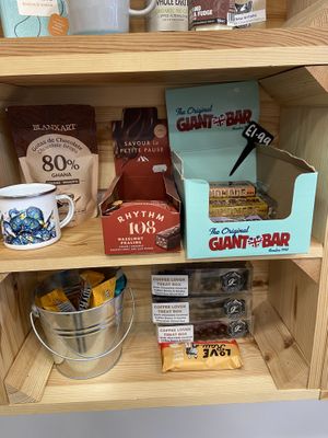 Vegan chocolate and flapjacks  at Island Larder in Shetland Islands