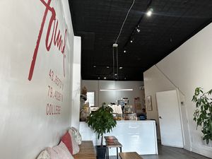 They have pottery in the back  at Found Coffee in Toronto