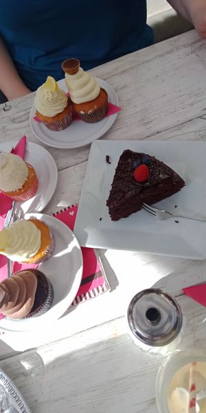 Veganer Schokokuchen at Barbarella Cafe in Aachen
