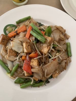 Pad khe  w tofu   at Yasotorn Thai Cusine in Evanston