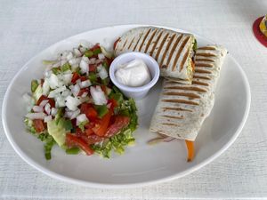 Vegan Veggie Wrap at Spud Murphy's in Alicante