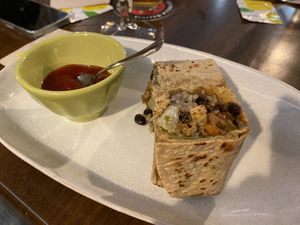 Burrit vegan  at Me Vale Madre in Pontevedra