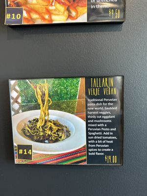 Tallarin verde vegan    at Culantro in Ferndale