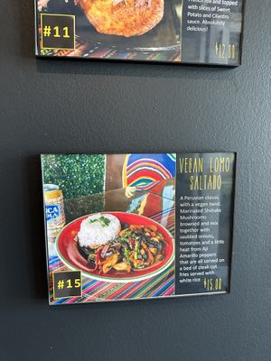 Vegan lomo saltado  at Culantro in Ferndale