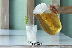 Fruit and berry infused iced tea at Gokela - Bocagrande in Cartagena