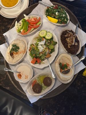 Meza platter at Makarios in Birmingham
