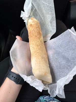 Falafel wrap  at Makarios in Birmingham