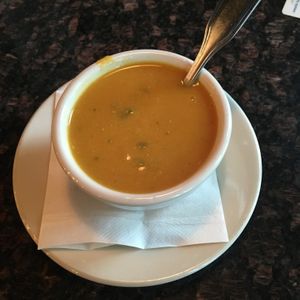 lentil soup at Makarios in Birmingham