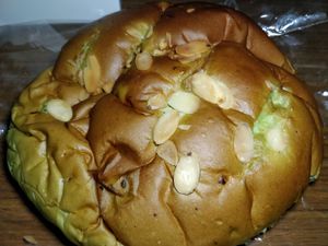 Pandan bread at Eastern Highland Healthy Cake House 东山 in East Singapore