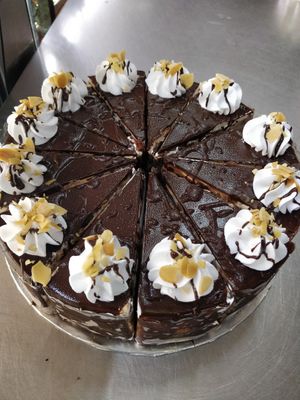 Chocolate cake at Eastern Highland Healthy Cake House 东山 in East Singapore