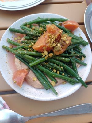 August 2025: Grüne Bohnen in vegan at June in Halle