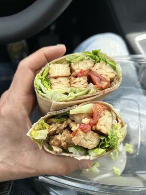 Tempeh wrap  at Rainbow Blossom - Highlands in Louisville